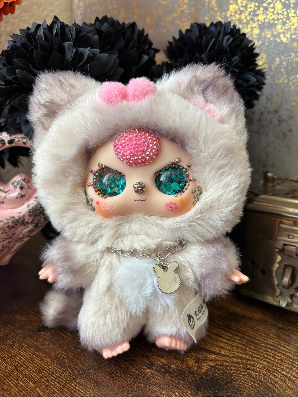 Baby Three Cats and Dogs Plush Series Confirmed Cookie (Siamese Cat)